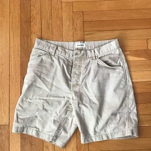 Taylor Stitch The Camp Short in Khaki Herringbone